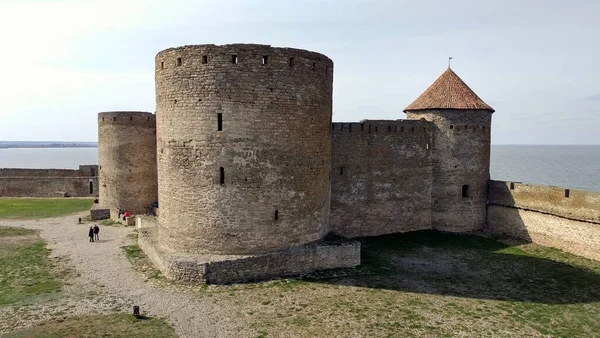 Ancienne Forteresse Akkerman Citadelle Principale Donjon Bord Estuaire Dniestr Bilhorod — Photo