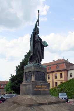 Saint Boniface Anıtı, Werner Henschel, 1830, Fulda, Almanya - 10 Mayıs 2022
