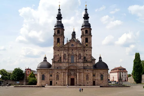 Cathédrale Fulda Lieu Sépulture Saint Boniface Monument Architectural Baroque Terminé — Photo