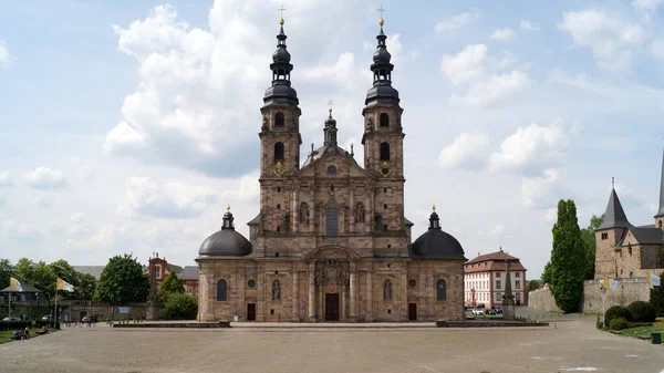 Cathédrale Fulda Lieu Sépulture Saint Boniface Terminé 1712 Vue Sur — Photo