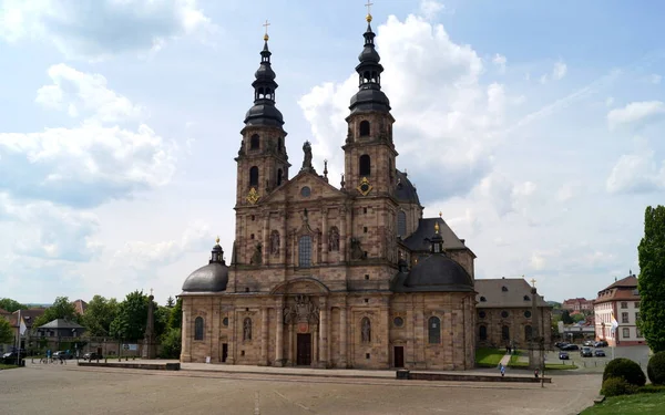 Cathédrale Fulda Lieu Sépulture Saint Boniface Monument Architectural Baroque Terminé — Photo