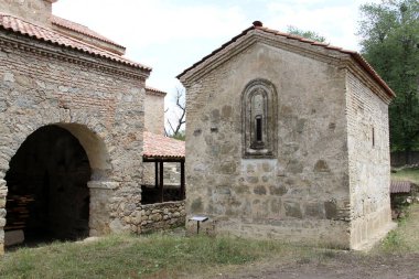 All Saints Kilisesi, Ikalto manastırında, Kakheti Bölgesi 'nde Telavi' nin batısında, Gürcistan 'ın Ikalto köyü yakınlarında, 21 Temmuz 2014