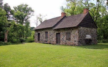 Christopher Evi, ca. 1720, Tarihi Richmond Town 'da, ilk yerleşimcilerden 20. yüzyılın başlarına kadar olan Staten Island, New York, ABD - 10 Haziran 2022