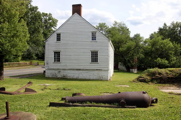 Boehm House Built 1750 Side View Historic Richmond Town Collection — ストック写真