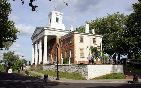 Third County Court House 1837 Greek Revival Building Historic Richmond — Stock Photo, Image
