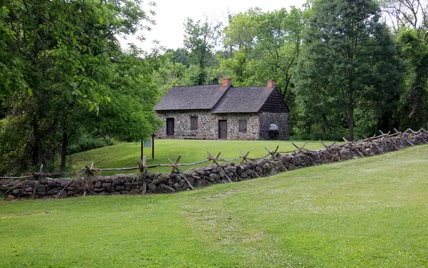 Christopher House 1720 Starý Kamenný Plot Historickém Richmond Town Sbírka — Stock fotografie