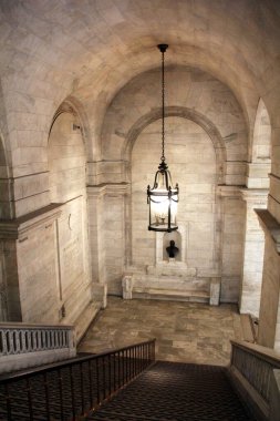 New York Halk Kütüphanesi - Stephen A. Schwarzman Binası, iç mekan, Astor Hall, New York, New York, ABD - 5 Haziran 2022