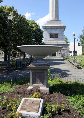 Amerikan Devrimi 'nin Siyah Askerleri ve Vatanseverleri Anıtı, Trenton Savaş Anıtı Parkı, NJ, ABD - 17 Haziran 2022