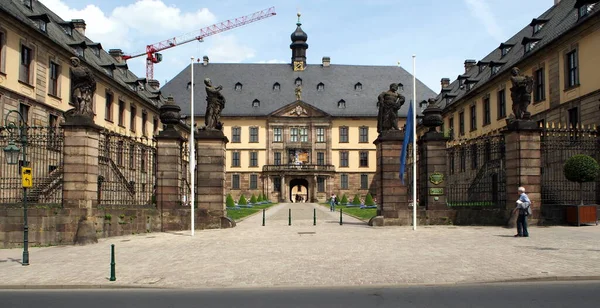 Princely City Palace Stadtschloss 18Th Century Baroque Cour Honneur Facade — Foto de Stock