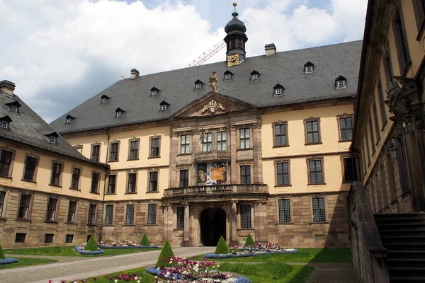 Princely City Palace Stadtschloss 18Th Century Baroque Cour Honneur Facade — Foto Stock