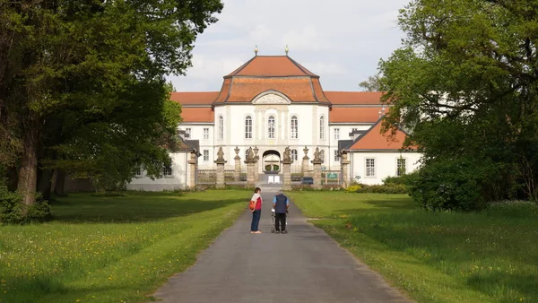 Schloss Fasanerie Palace Complex 1700S Fulda Park Approach Main Gate — Zdjęcie stockowe