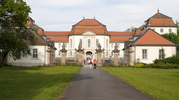 Schloss Fasanerie Kompleks Pałacowy Xviii Wieku Niedaleko Fuldy Dojście Bramy — Zdjęcie stockowe