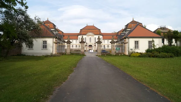 Schloss Fasanerie Palace Complex 1700S Fulda Park Approach Main Gate — Stock Fotó