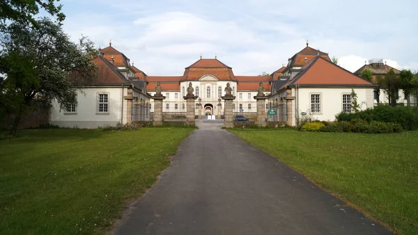 Schloss Fasanerie Palace Complex 1700S Fulda Park Approach Main Gate — 스톡 사진