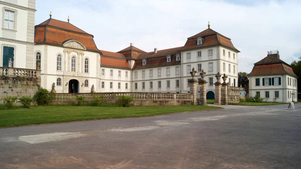 Schloss Fasanerie Complexo Palaciano 1700 Perto Fulda Portão Dianteiro Principal — Fotografia de Stock