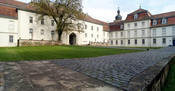Schloss Fasanerie Palác Komplex Roku 1700 Blízkosti Fuldy Vnitřní Nádvoří — Stock fotografie