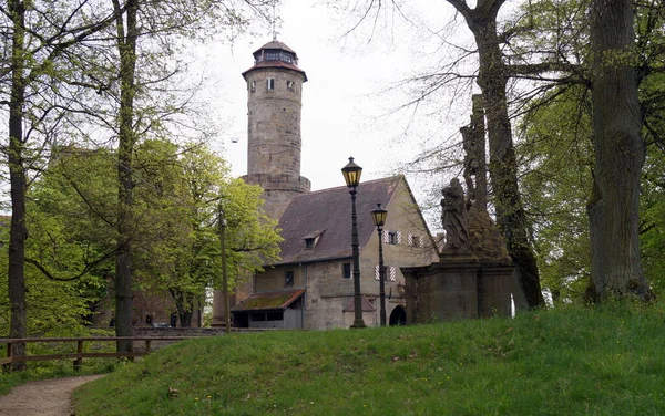 Burg Altenburg Auf Dem Höchsten Der Sieben Hügel Bambergs Über — Stockfoto