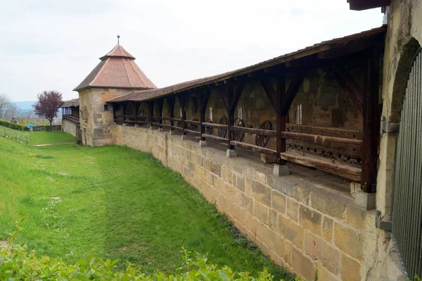 Altenburg Castle Gallery South Wall Bamberg Germany April 2022 — Photo