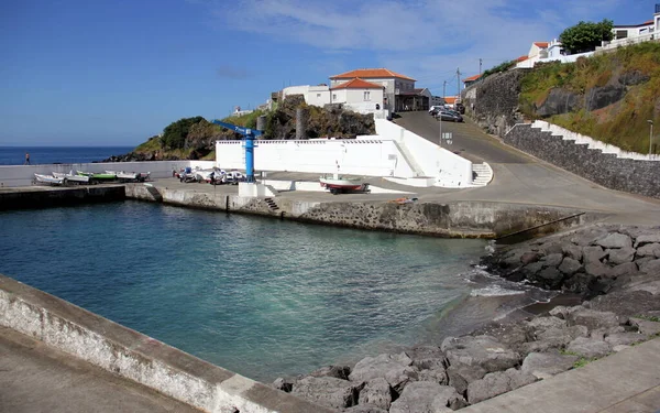 Fishing Port Town Porto Judeu Terceira Azores Portugal July 2022 — Foto Stock