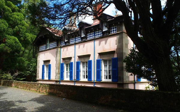 Casa da Lagoa, Lake House, mid 19th-century manor house overlooking the Furnas Lake, Lagoa das Furnas, Sao Miguel, Azores, Portugal - August 3, 2022