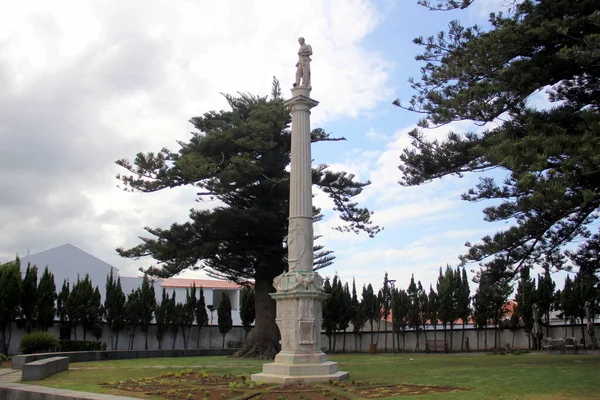 Monument Jose Silvestre Ribeiro 19Th Century Portuguese Politician Historian Municipal — Stock Photo, Image