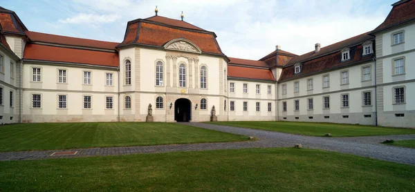 Schloss Fasanerie Palace Complex 1700S Fulda Frontal Facade Court Honor — Zdjęcie stockowe