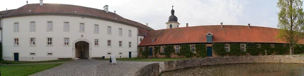 Schloss Fasanerie Palace Complex 1700S Fulda Household Yard Panoramic Shot — ストック写真