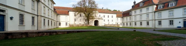 Schloss Fasanerie Palace Complex 1700S Fulda Inner Courtyard Panoramic Shot — Stockfoto