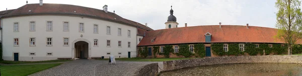 Schloss Fasanerie Palace Complex 1700S Fulda Household Yard Panoramic Shot — Stockfoto