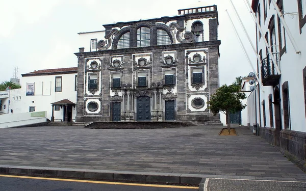 Eski Kasaba Ponta Delgada Sao Miguel Azores Portekiz Merkezinde Bulunan — Stok fotoğraf