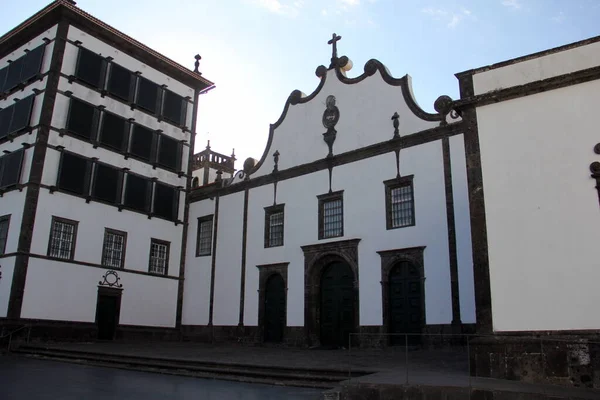 Yüzyılda Kurulan Campo Sao Francisco Ponta Delgada Sao Miguel Azores — Stok fotoğraf