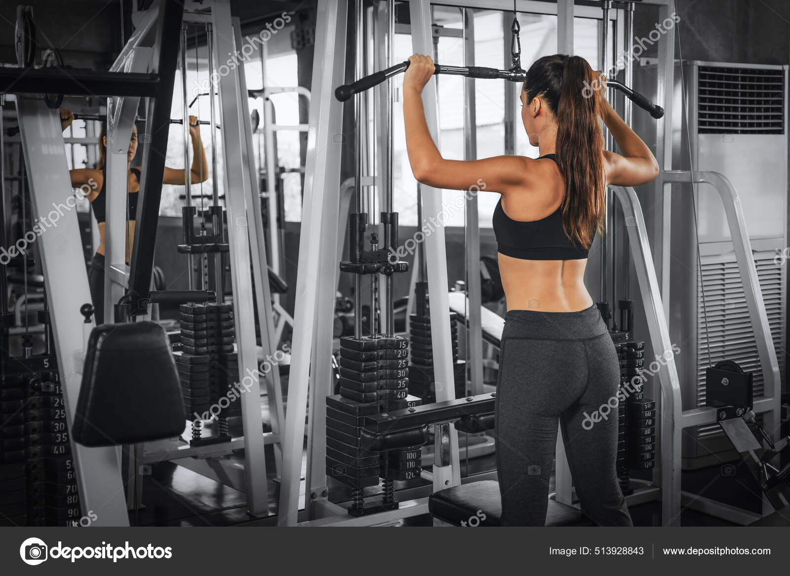 Mujer Atl tica Atl tica Cauc sica Ropa Deportiva Haciendo