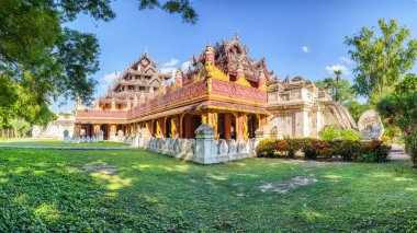 Landscape scenery of Bagaya monastery at Amarapura Mandalay Myanmar