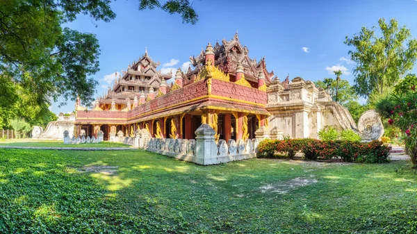 Пейзаж Монастыря Багая Амарапуре Мандалай Мьянма — стоковое фото