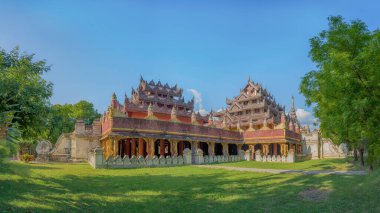 Landscape scenery of Bagaya monastery at Amarapura Mandalay Myanmar