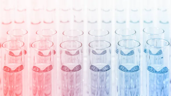 Science Laboratory Background Test Tubes Laboratory Research Development Concept — Stockfoto