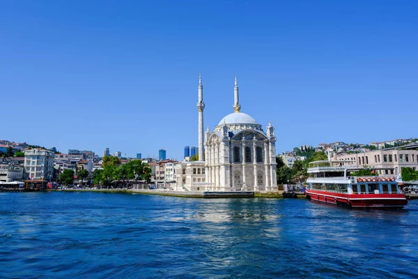 Ландшафтні Краєвиди Величної Месідіївської Мечеті Відомої Ісламічної Мечеті Істанбул Індичці — стокове фото