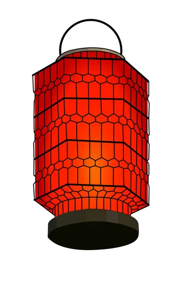 Lanterna chinesa — Vetor de Stock