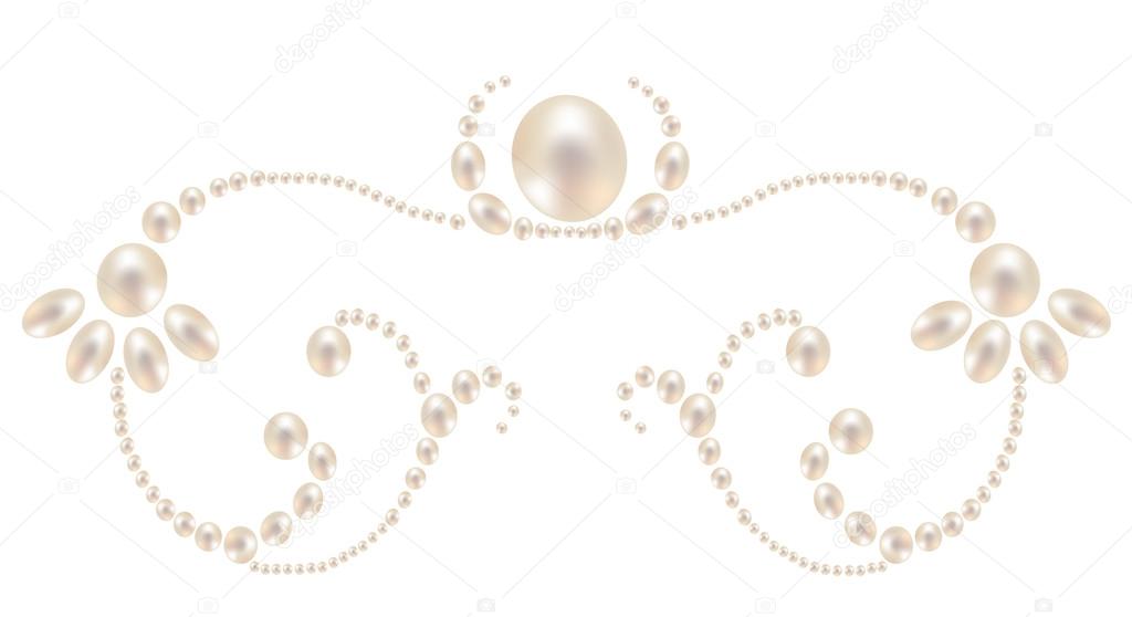 Pattern of the pearls