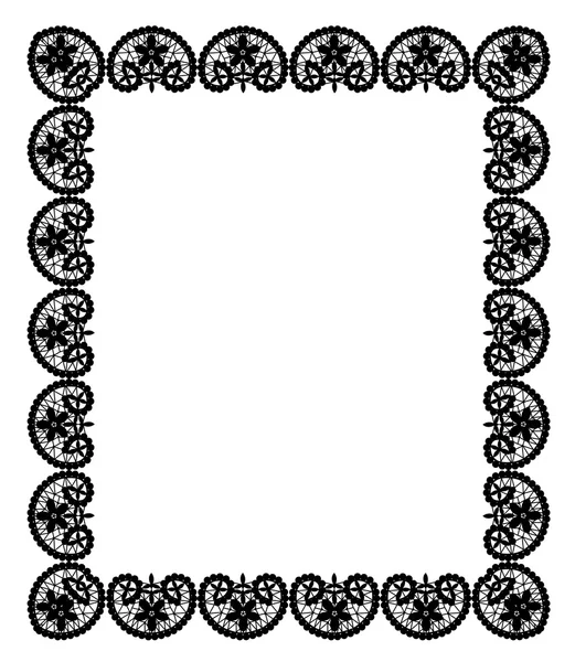 Frame lace — Stock Vector