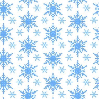 Dikişsiz snowflakes desen