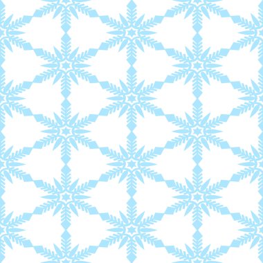 Dikişsiz snowflakes desen