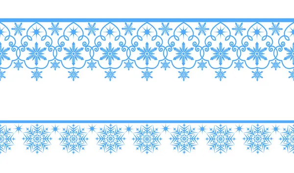 Кружевные снежинки — стоковый вектор