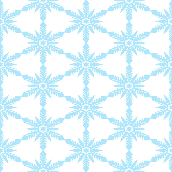 Seamless snowflakes pattern — Stock Vector