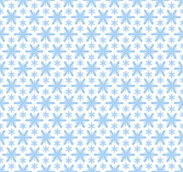 Seamless snowflakes pattern — Stock Vector