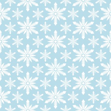 Dikişsiz snowflakes desen
