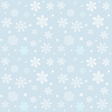 Dikişsiz snowflakes desen