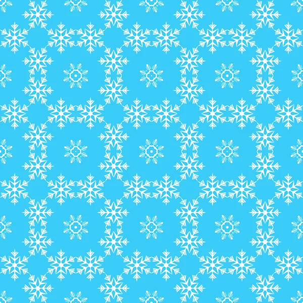 Patrón de copo de nieve — Archivo Imágenes Vectoriales
