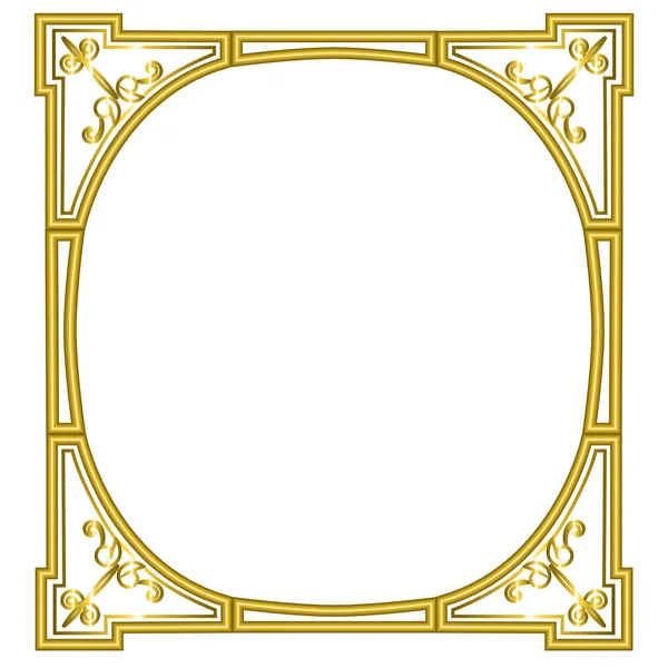 金色框架 — 图库矢量图片
