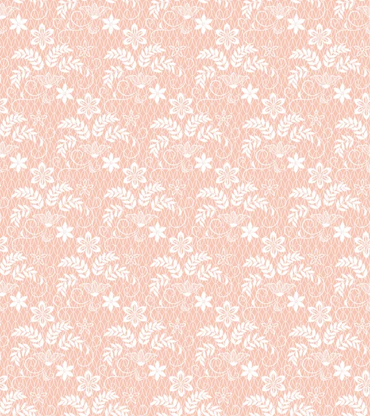 Motif de dentelle florale — Image vectorielle